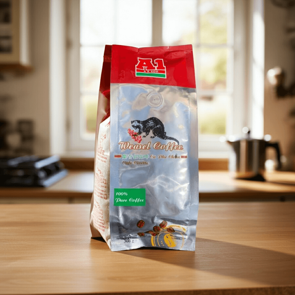 Premium Vietnamese Weasel Coffee Ground Conglomerate 300g Dark Roast