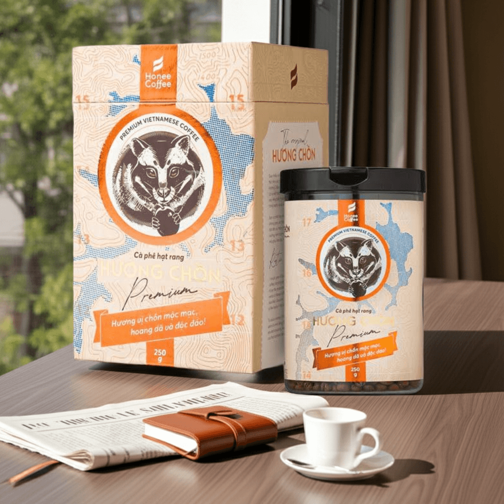 Ban Me Gold Premium Weasel Coffee Gift Set Weasel Flavor 250g